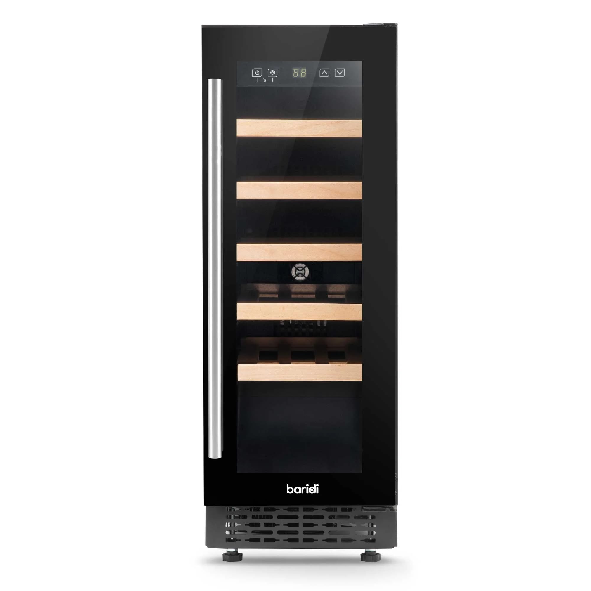 Baridi 20 Bottle Slim 30cm Built-In Wine Cooler with Digital Touchscreen Controls - DH203 — view 7