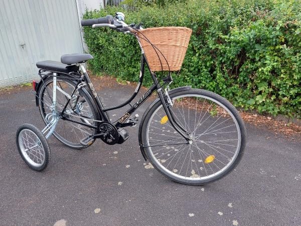 Abnehmbare Stützräder Erwachsene mit Federn [Montagevideos] – Swinging Wheels (26 Zoll mit Schnellspanner) Drogerie & Körperpflege