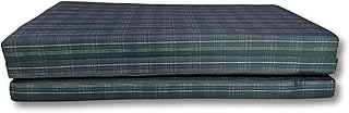 FORTISLINE Klappmatratze 120x195x8 cm - 3-teilige Faltmatratze H2, Gästematratze und Reisematratze mit waschbarem Bezug, Oeko-TEX Standard 100, handgefertigt in der EU, für Gäste und Camping
