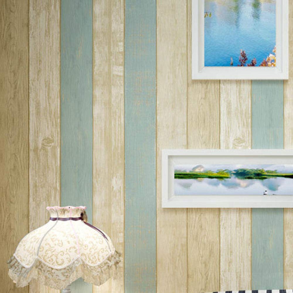 TV Background Wall_Factory Direct Sales Non-Woven Wallpaper TV Background Wall Nostalgic Wood Grain Wallpaper 3D Wallpapers Wallpaper Paste Living Room Paste The wall-150cm×105cm