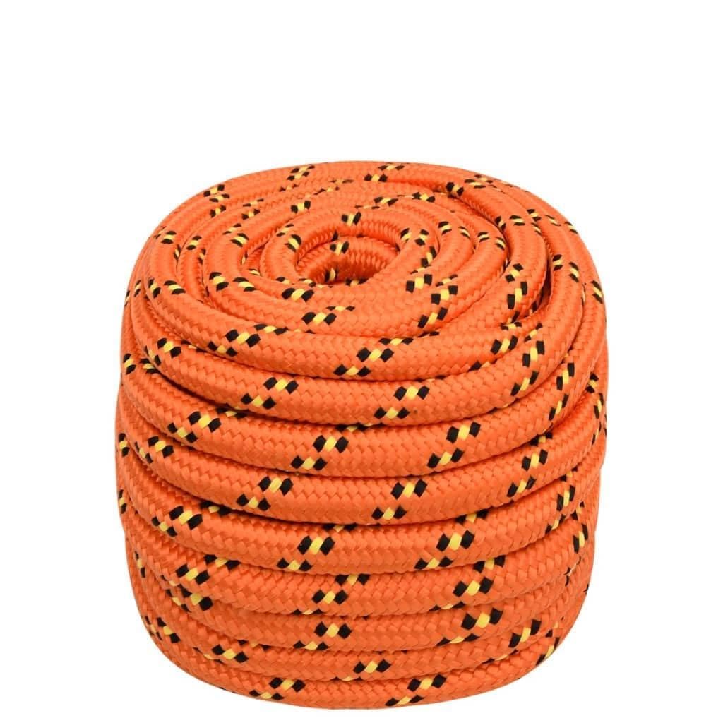 zeltschnüre,nylonschnur 5mm,Bootsseil Orange 20 mm 50 m PolypropylenGeeignet zum Klettern, Bergsteigen und für Einbrüche.