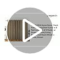 Image of Home Decor Check Pattern Long Door Curtains 8 feet Long Set of 3 Parda for Drawing Room /Living Room /Hall Room Window Parde, Brown