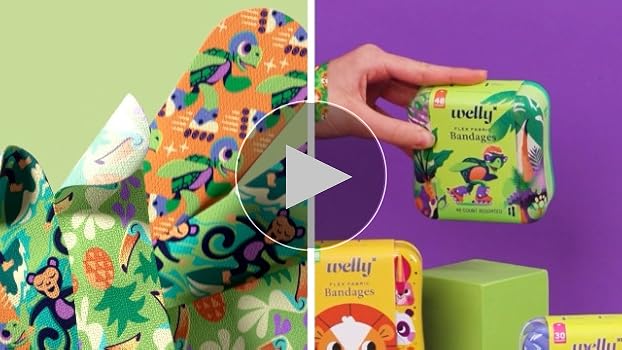 VERDY ‘S GIFT SHOP GUAPULAR クッション Welly Bandages Assorted - Case of 4 - 100.0 PC - Pure Modern