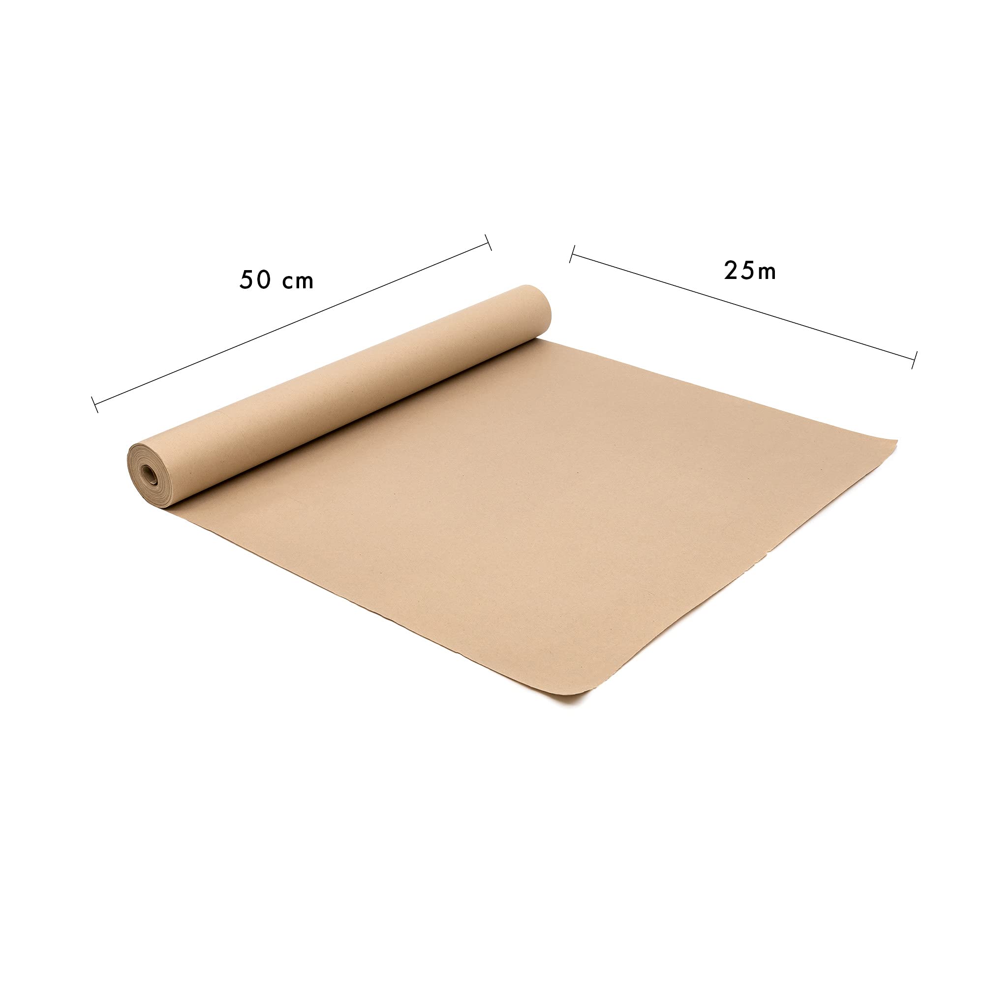Pukka Kraftpapier-Rolle, 25 m x 50 cm
