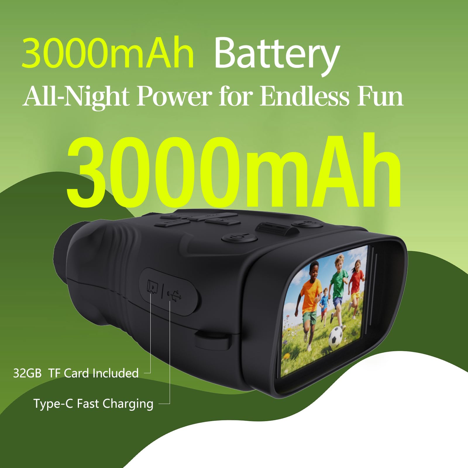 Kinder Kamera & Nachtsichtgerät Set mit 16GB SD Karte, Digitalkamera für Jungen und Mädchen, Outdoor Spielzeug Geschenk