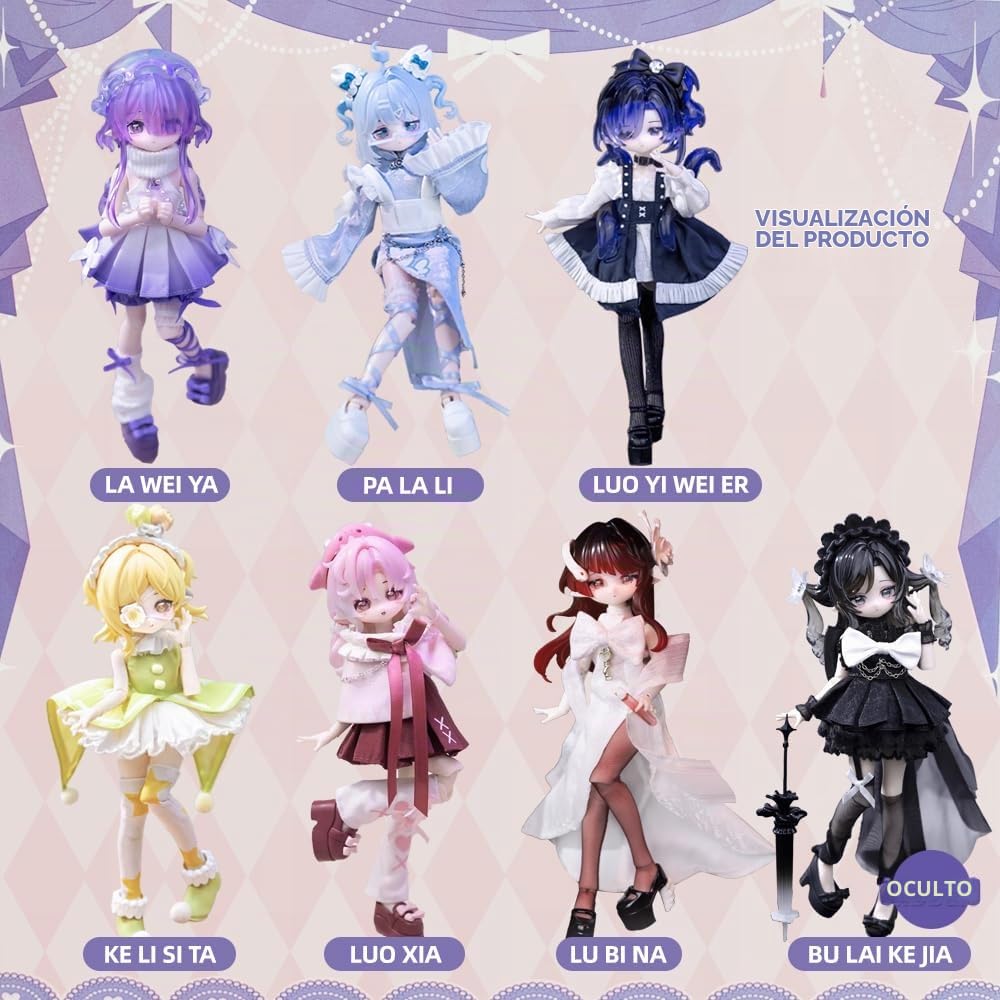 Ocean Gem Series 1/12 BJD - Figuras de Acción Sorpresa - (Single Box)