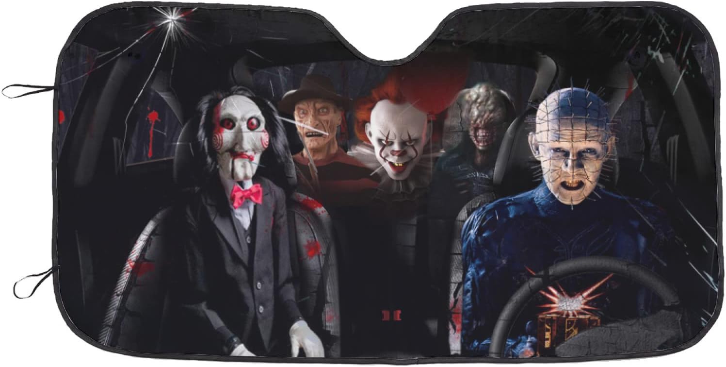 Horror Car Accessories Windshield Sun Shade