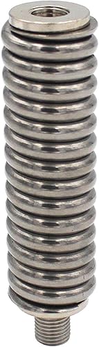 Miniatura 7 de Antena de radio CB negra de fibra de vidrio de 2 pies de 1000 vatios con resorte de acero inoxidable resistente