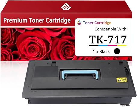 TK717 Toner Kits Compatible for Kyocera TK-717 TK-717K 1T02GR0US0 Toner Kit Work for Kyocera KM-3050 KM-4050 KM-5050 TASKalfa 420i 520i Printers