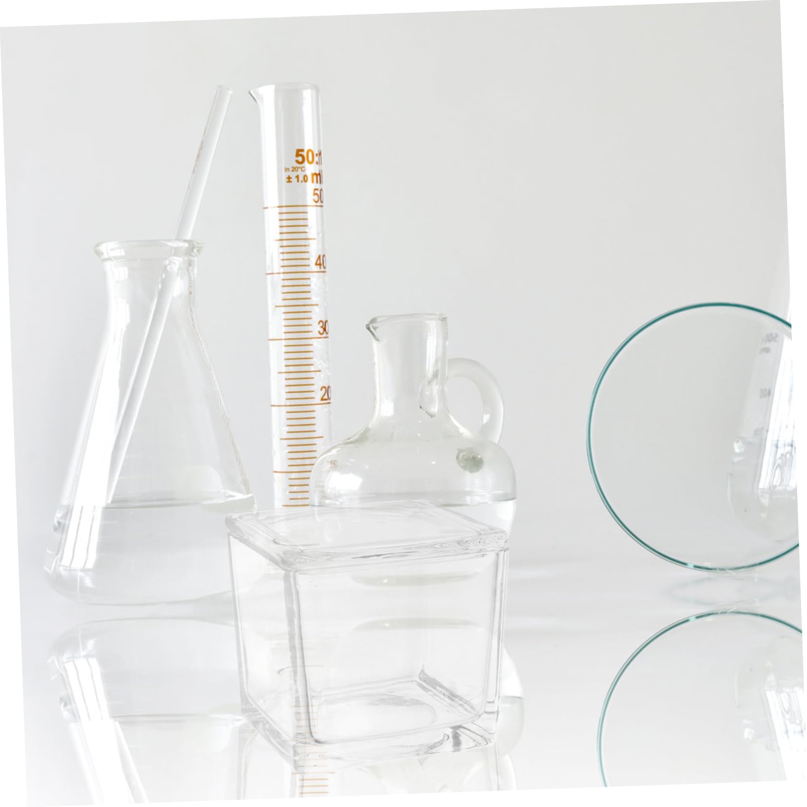 Cuve de Coloration pour Lames de Microscope en Verre Ronde