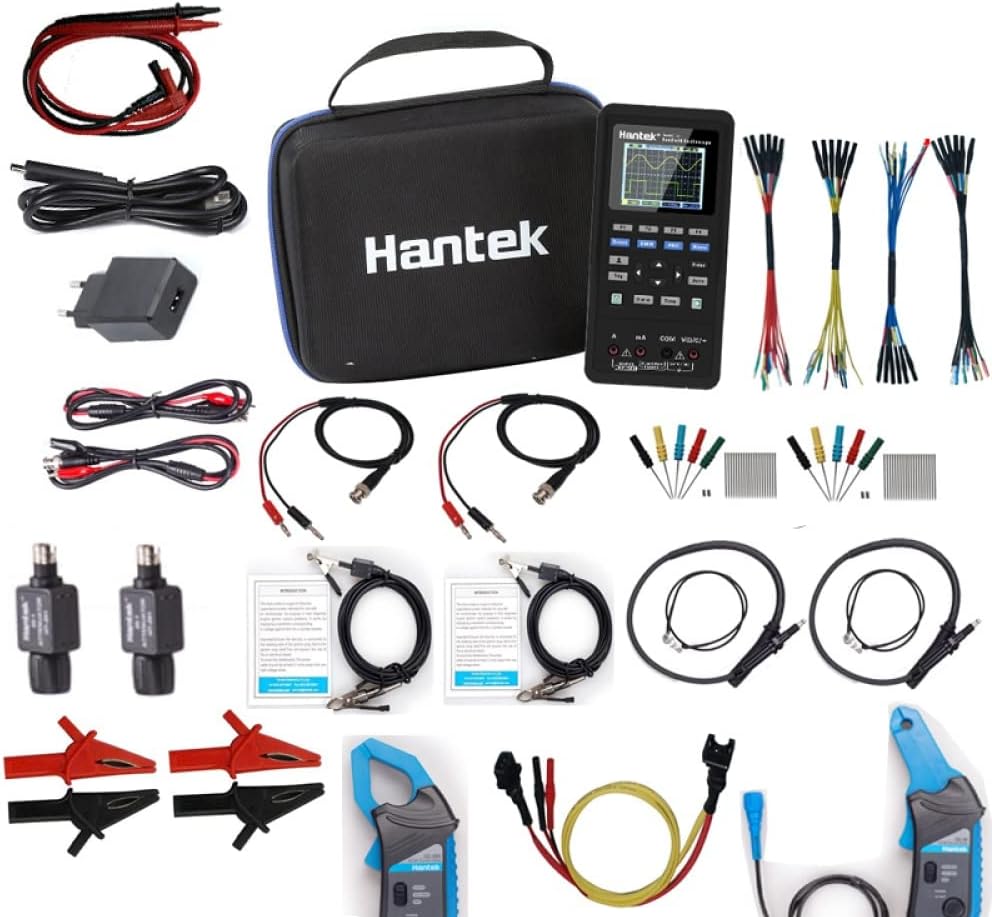 2D82Auto kit I/II/III Digital Car Handheld Oscilloscope 4 In 1 + Multimeter 80MHz Signal Source Automotive Diagnostic 250MSa/S Portable(2D82Auto Kit III)