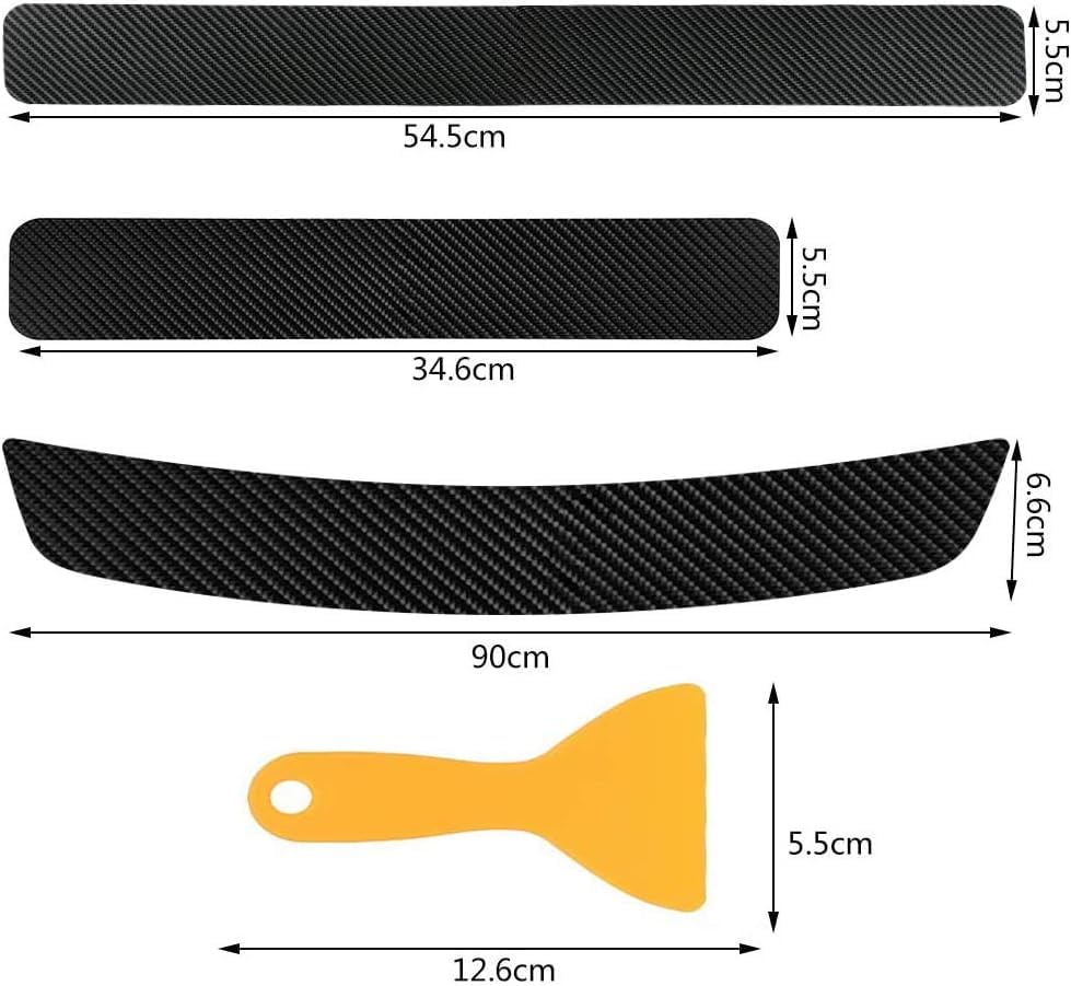 Protezione Battitacco Auto In Fibra Carbonio - Per MG HS - Foto 9