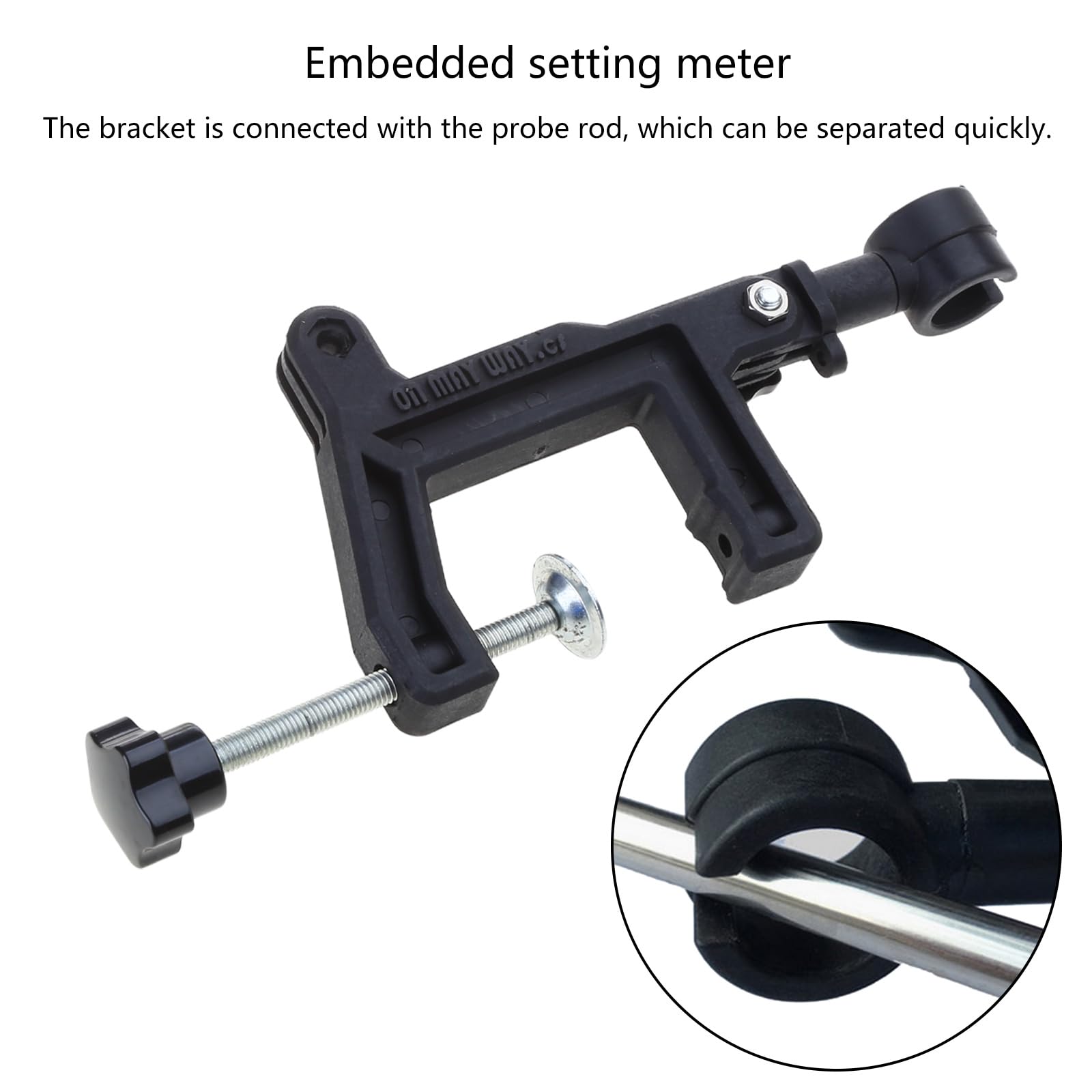 Soporte de transductor ajustable para buscador de pesca, soporte telescópico para equipo de pesca