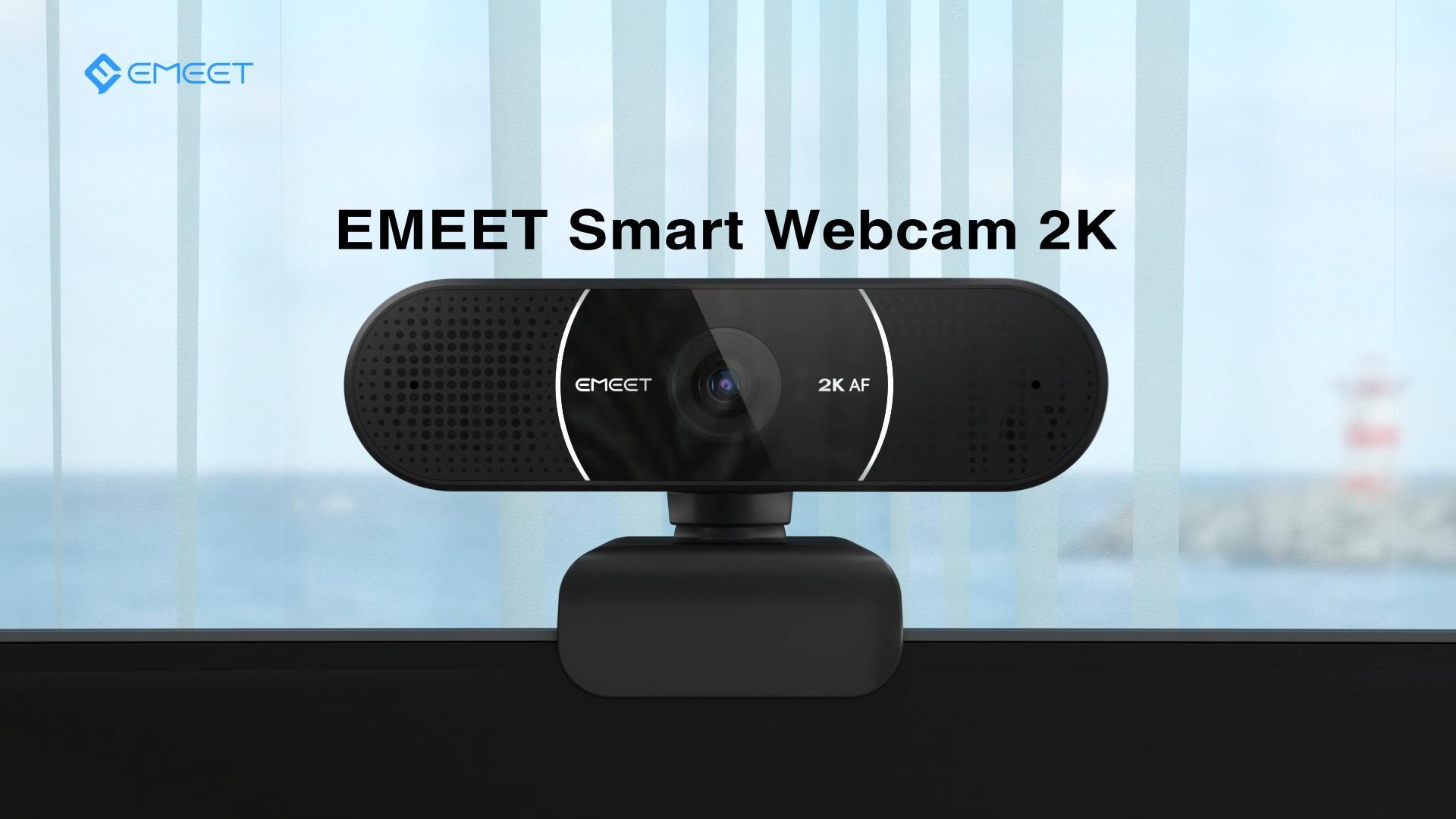 EMEET C960 2K Webcam Met Microfoon, QHD, 2 Ruisonderdrukkende Microfoons Tof Autofocus Streaming Privacy Cover Plug Play Usb Voor Gesprekken Conferenties Zoom Skype Youtube 629983069