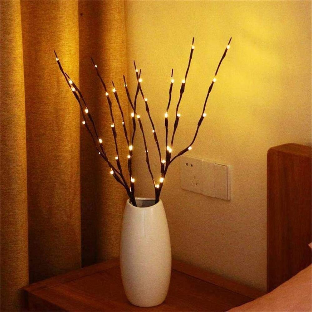 Yolight Girls Tree Branches Pack 76Cm Led Twig Lights Tree Branch Lights Flexible Branch Decoration Light For Home Vase Table (Tree Branches) Size 2