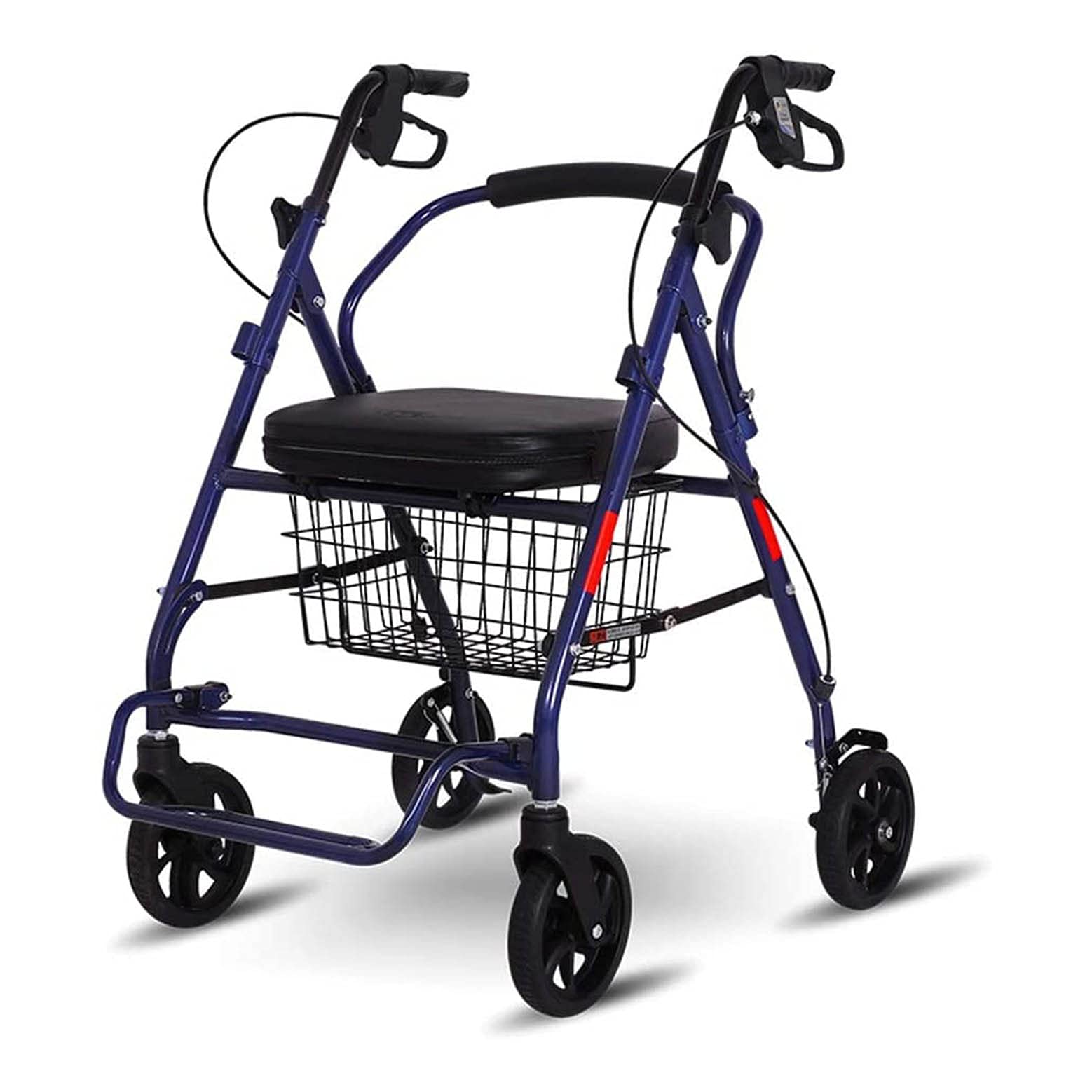 Składany Chodzik Typu Rollator Chodziki Typu Rollator - Chodzik Na Kółkach, Przenośny I Składany, Z Siedziskiem I Podnóżkiem