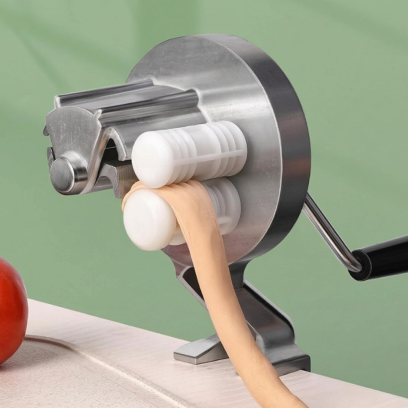 rockible Máquina Pasta Manual Metálica Fabricador Pasta Palanca para Cocineros Principians, Cocina