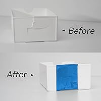 Vista 5 de Cinta adhesiva azul cielo, 2 pulgadas x 10 yardas, cinta adhesiva resistente, impermeable, resistente, sin residuos, bloqueo UV, paquete de 1