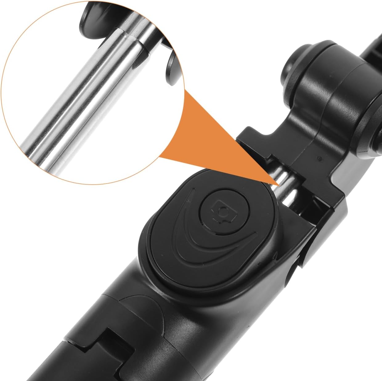 Hemobllo Phone Tripod Stand Extendable Selfie Stick Mini Folding Desktop Cell Phone Holder with Rotating Adjustment for Live Streaming Vlog Travel and Handheld Use