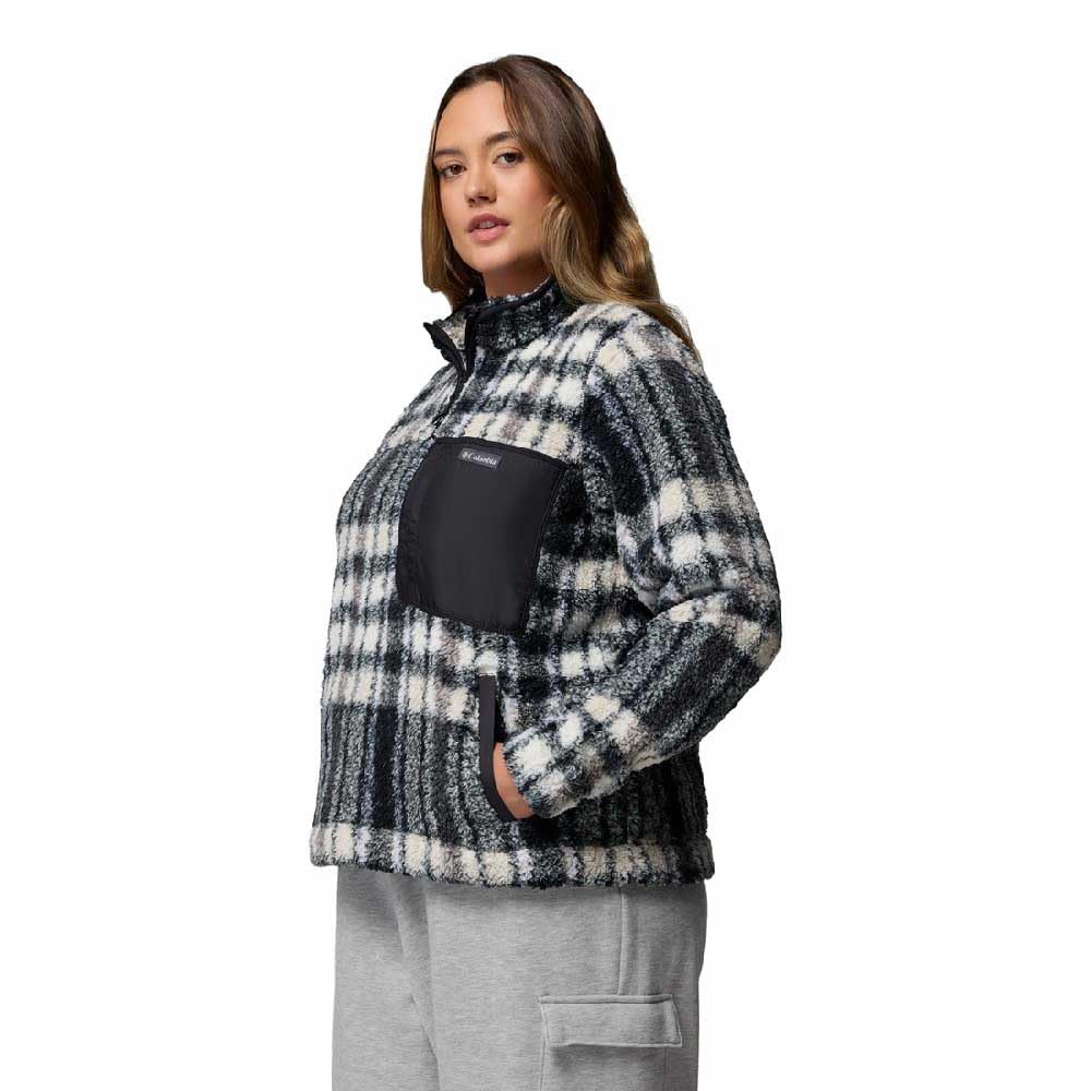 Columbia West Bend 1/4 Zip 2 Pull Over in pile Donna (Pacco da 1)