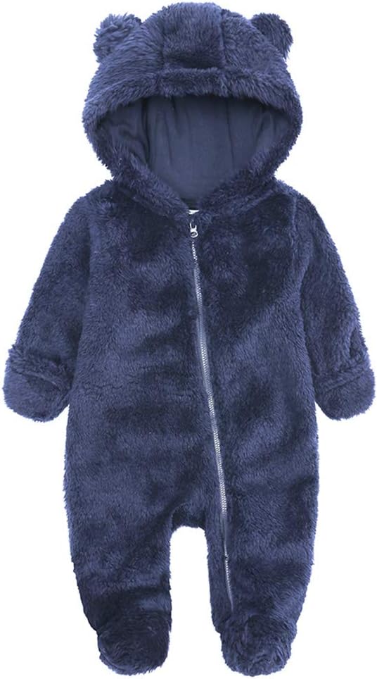 Warm Fleece-Lined Newborn Baby Snowsuit Jumpsuit Maldives Ubuy