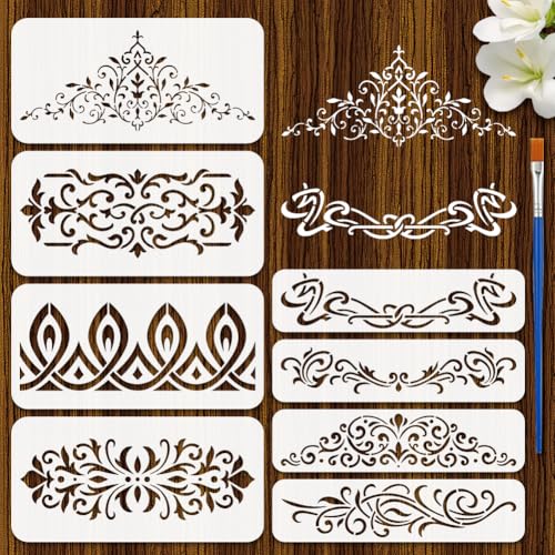 FINGERINSPIRE Art Nouveau Stencil Set