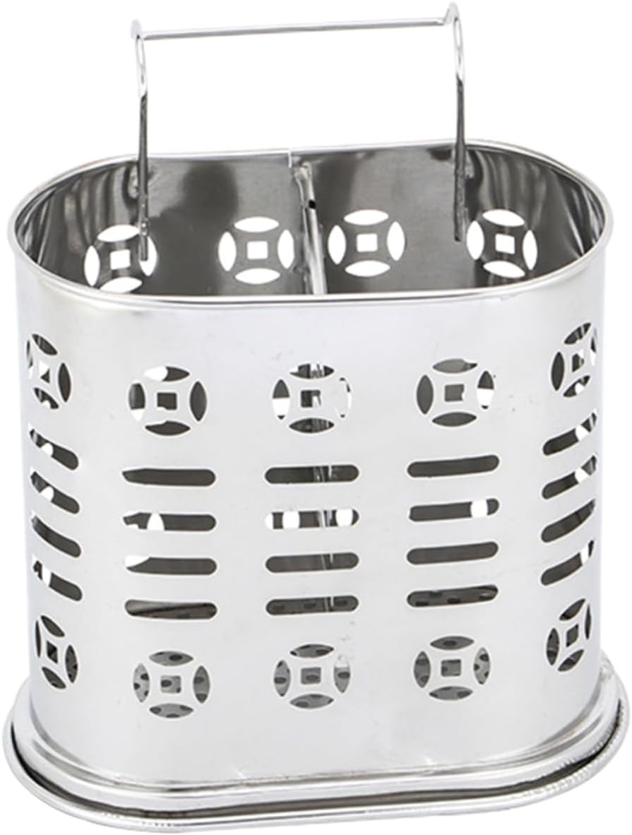 Pull Out Drying Rack for Chopsticks Stainless Steel Chopstick Basket Dishwasher Style