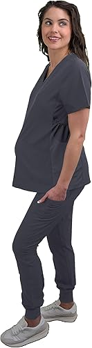 Miniatura 5 de Green Town Scrubs for Women - Maternity Scrubs Jogger Scrub Pant, 4 Pockets, Easy Care Stretch Fabric Uniforms