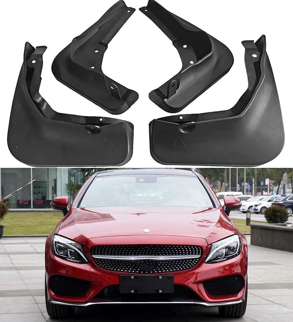 Dopasowane błotniki samochodowe do samochodów Mercedes Benz klasy C 2015-2019 C200 C260, ochrona błotnika do opon samochodowych, bez wiercenia, bez taśmy