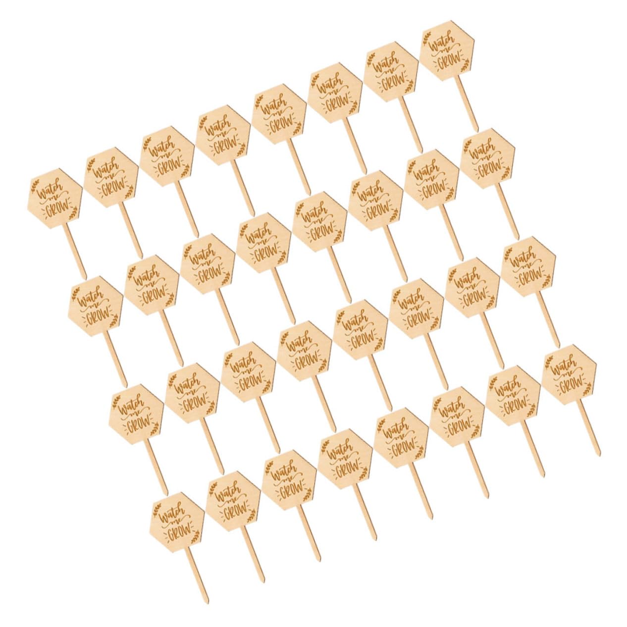 Abaodam 5 Ensembles Étiquette En Bois Marqueurs De Plantes De Jardin Croissance Nursery Usine Étiquettes De Plantes Imperméables Étiquettes De Plantes Pour 40 Pièces * 5