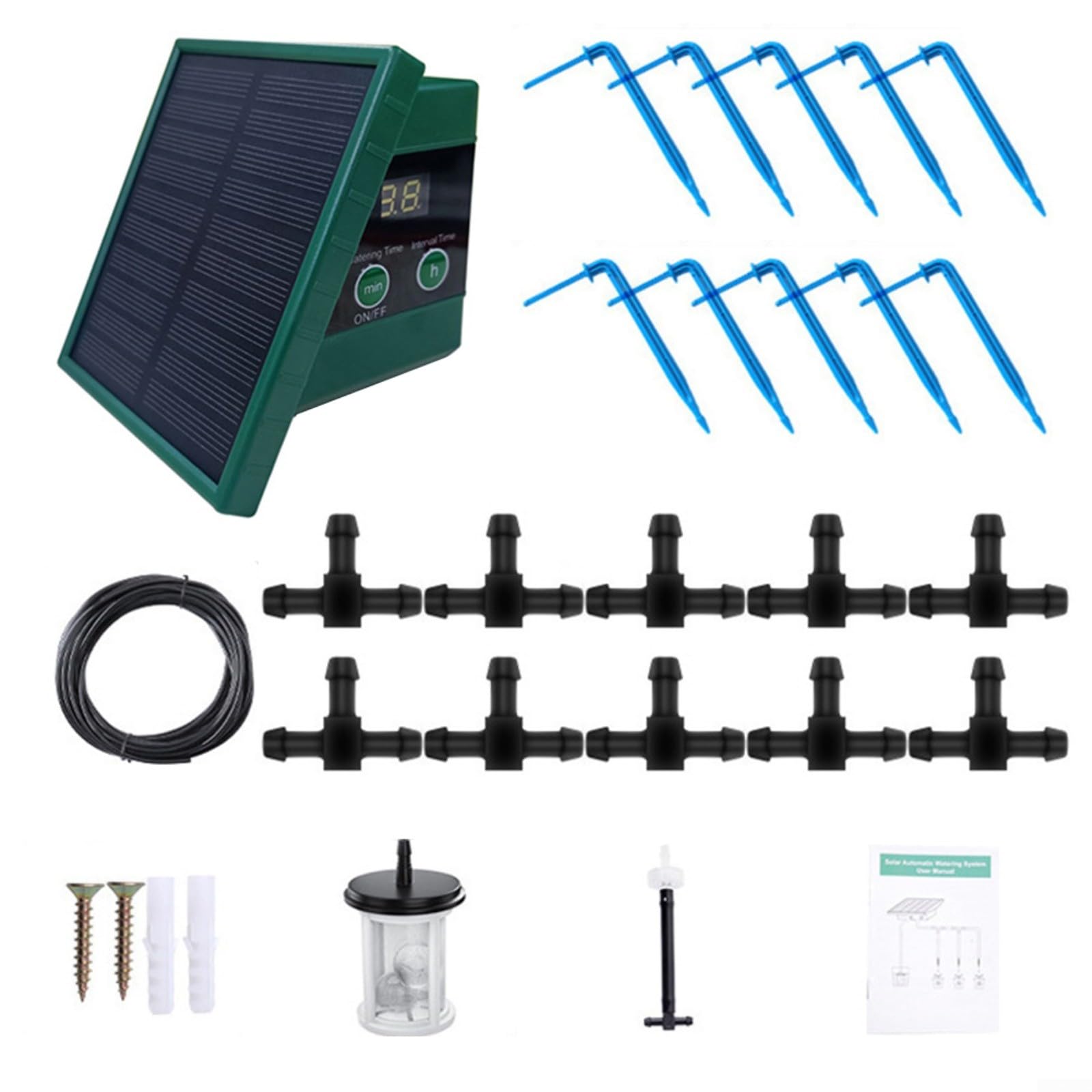 Kit d'irrigation goutte à goutte solaire FUBESK avec arrosage automatique