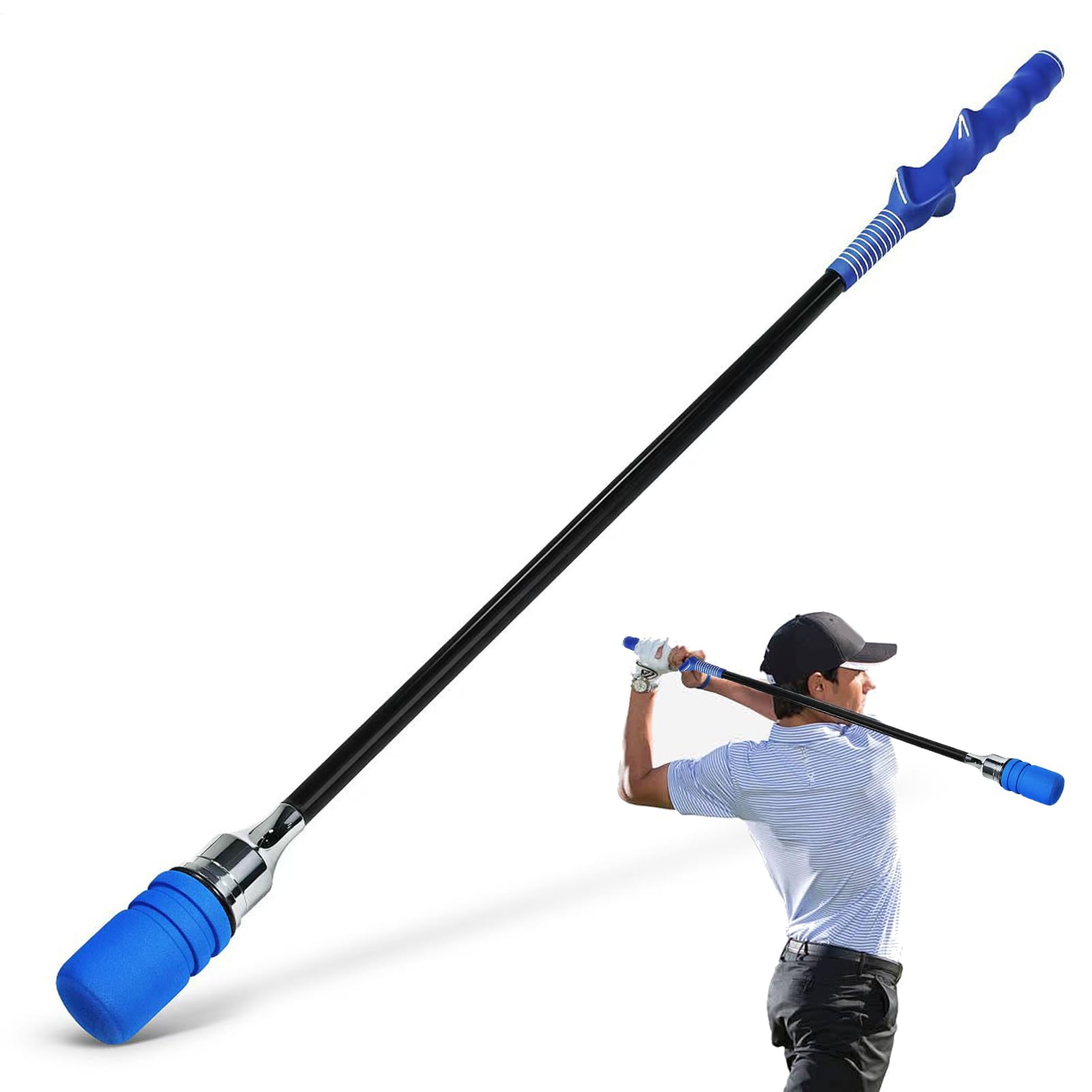 Bastone Da Pratica Swing Golf Correzione Posizione Mano Portatile E | Bastone Da Pratica E Riscaldamento Golf Per Palestra, Outdoor, Indoor, Giardino, Campo E Fitness