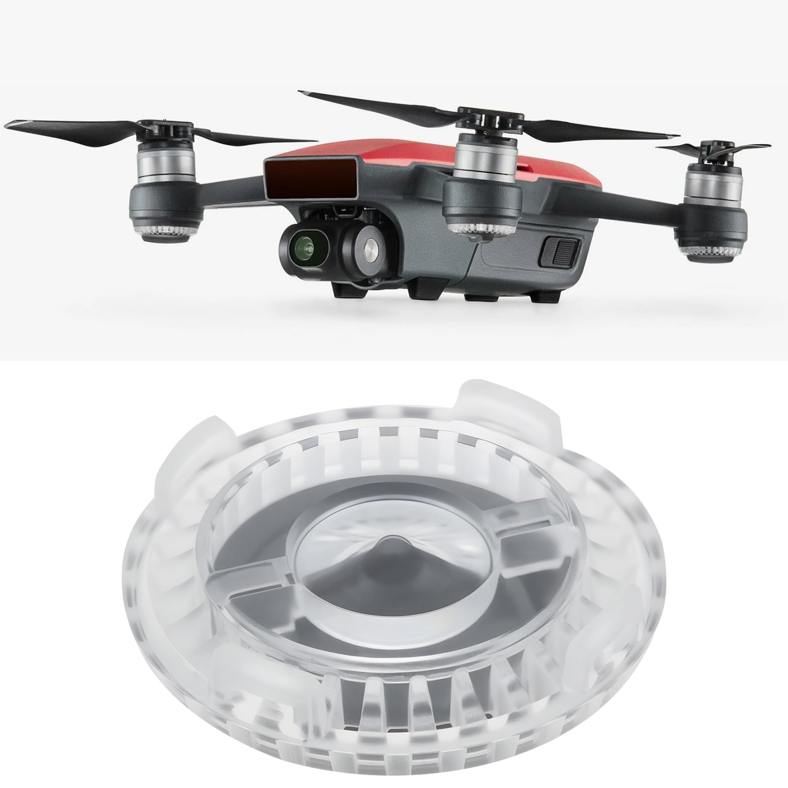 VGOL Lamp Shade Holder LED Foot Bracket Compatible with DJI Spark Drone - Image 2