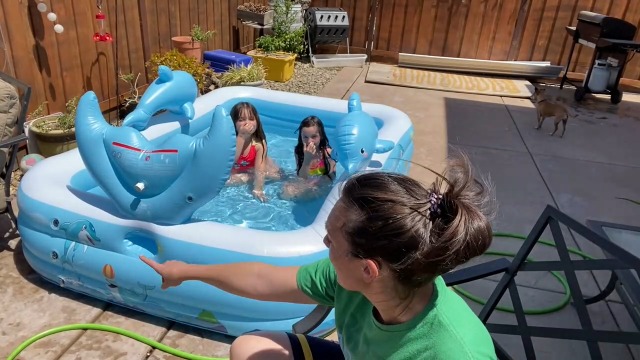Watch Blow up pool for kids family Oxsaml on Amazon Live