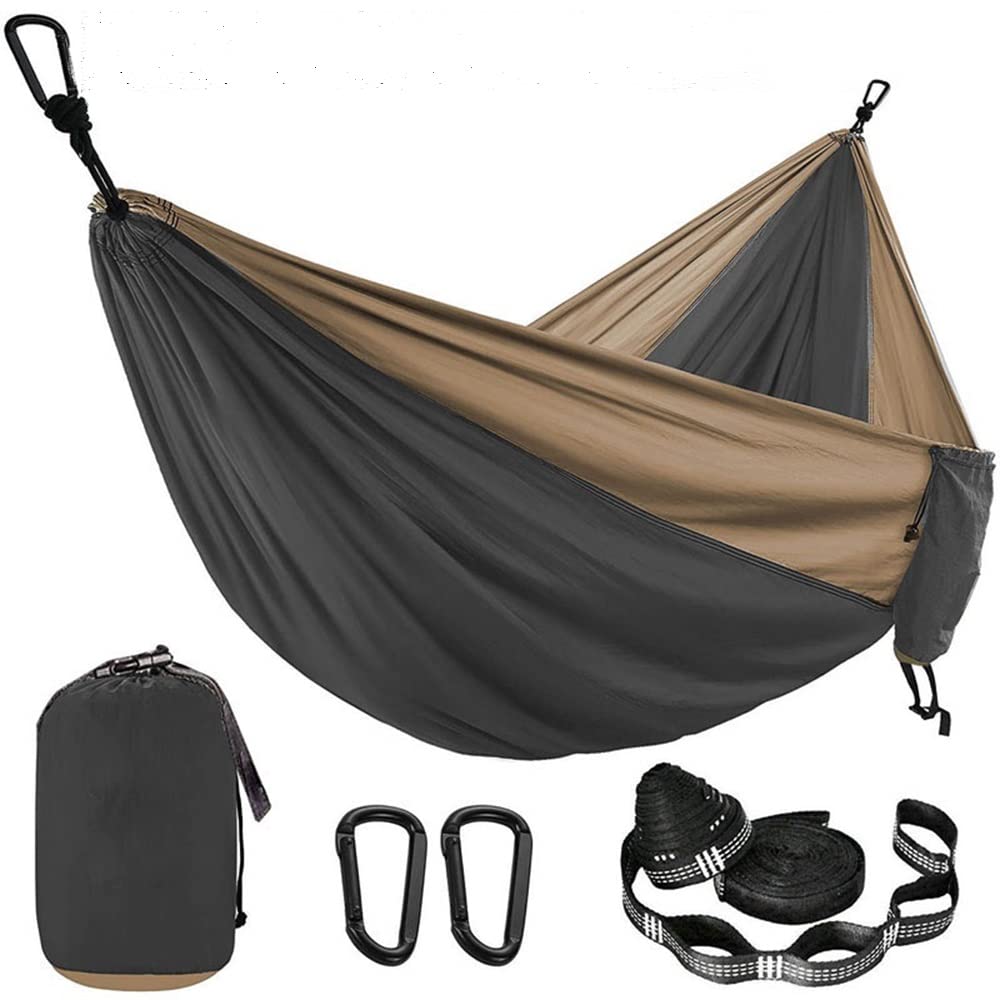 Camping doble hamaca de ocio sofá supervivencia jardín dormir silla viaje colgante cama al aire libre paracaídas muebles columpio hamaca