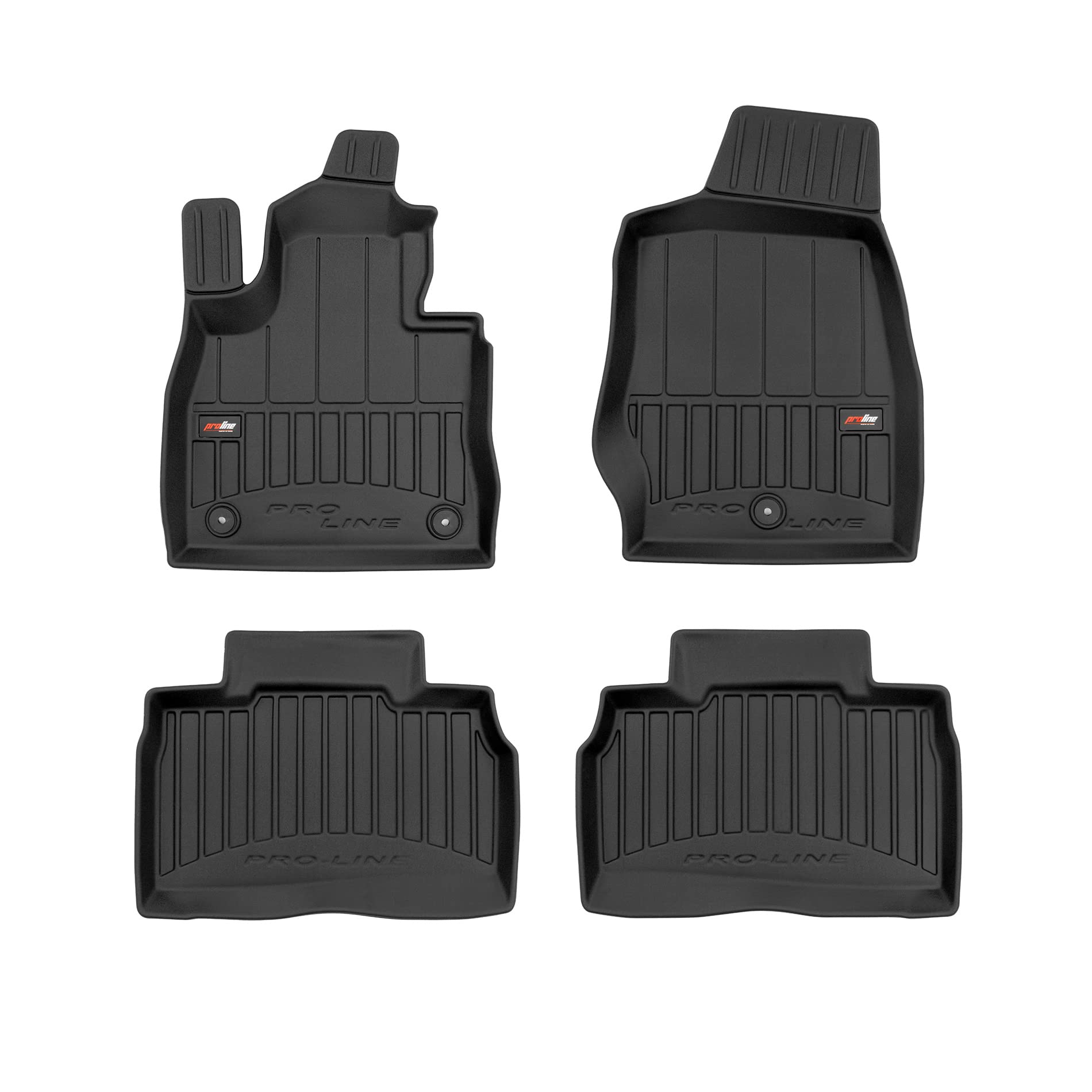 FROGUM ProLine 3D Ekskluzywne korytkowe dywaniki samochodowe gumowe premium do Ford Explorer VI ST od 2019 I Najwyższe ranty