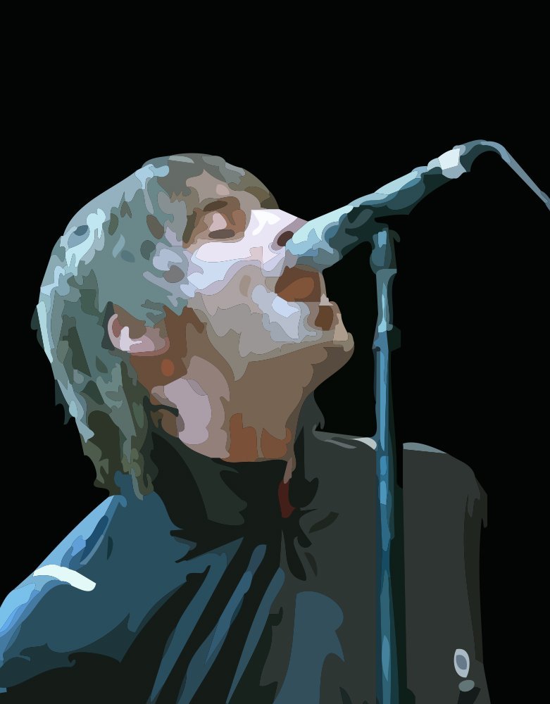 Liam Gallagher - What's the Story - Ltd Edition Canvas Print - 50cm x 75cm - Contemporary Urban Pop Art. Oasis Artwork