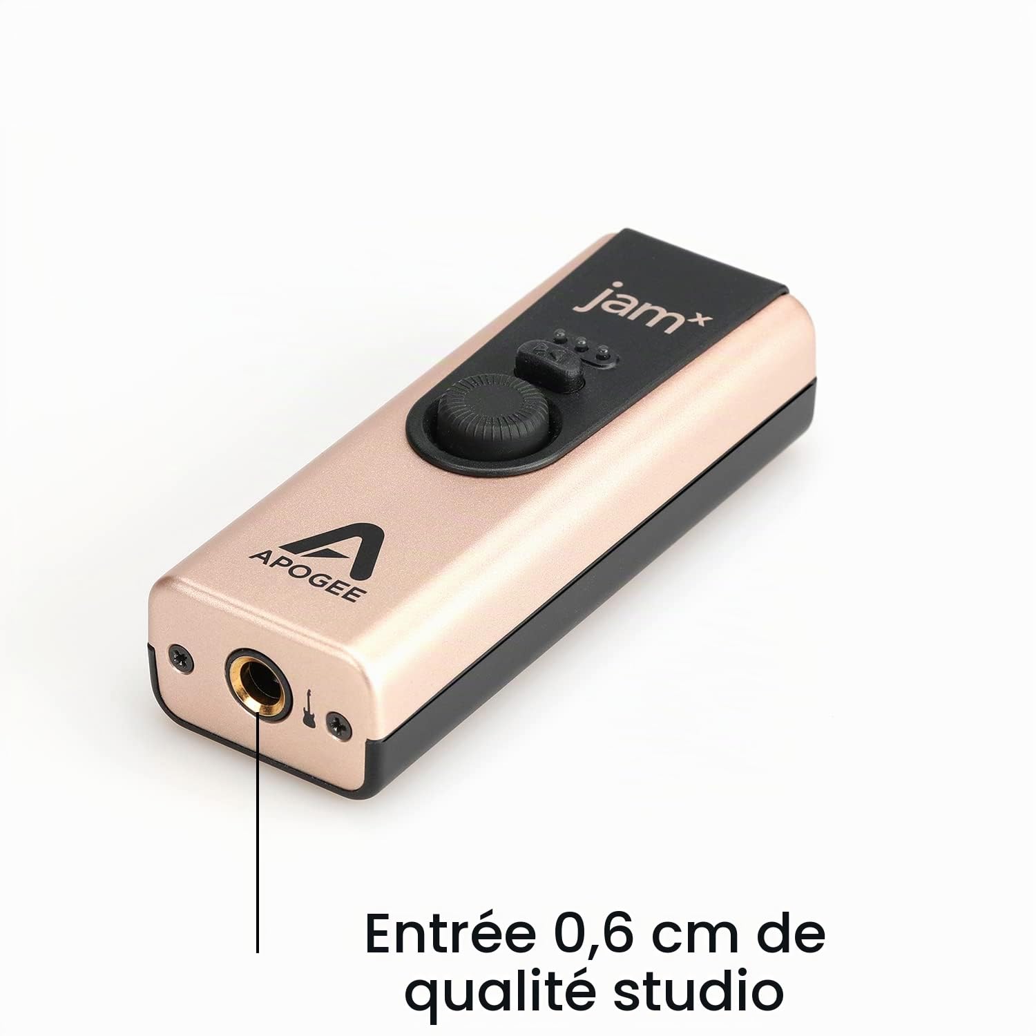 Apogee - Jam X - Interface audio USB portable pour guitares et instruments, pour iOS, macOS et PC, compression analogique intégrée, Ableton Live Lite gratuit, Neural DSP Archetype Tim Henson