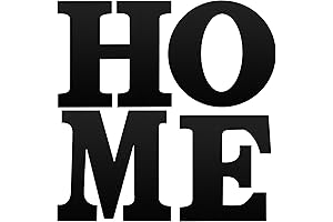 4 Pieces 12 Inch Home Sign Decor: Elevate Black Living Room Style