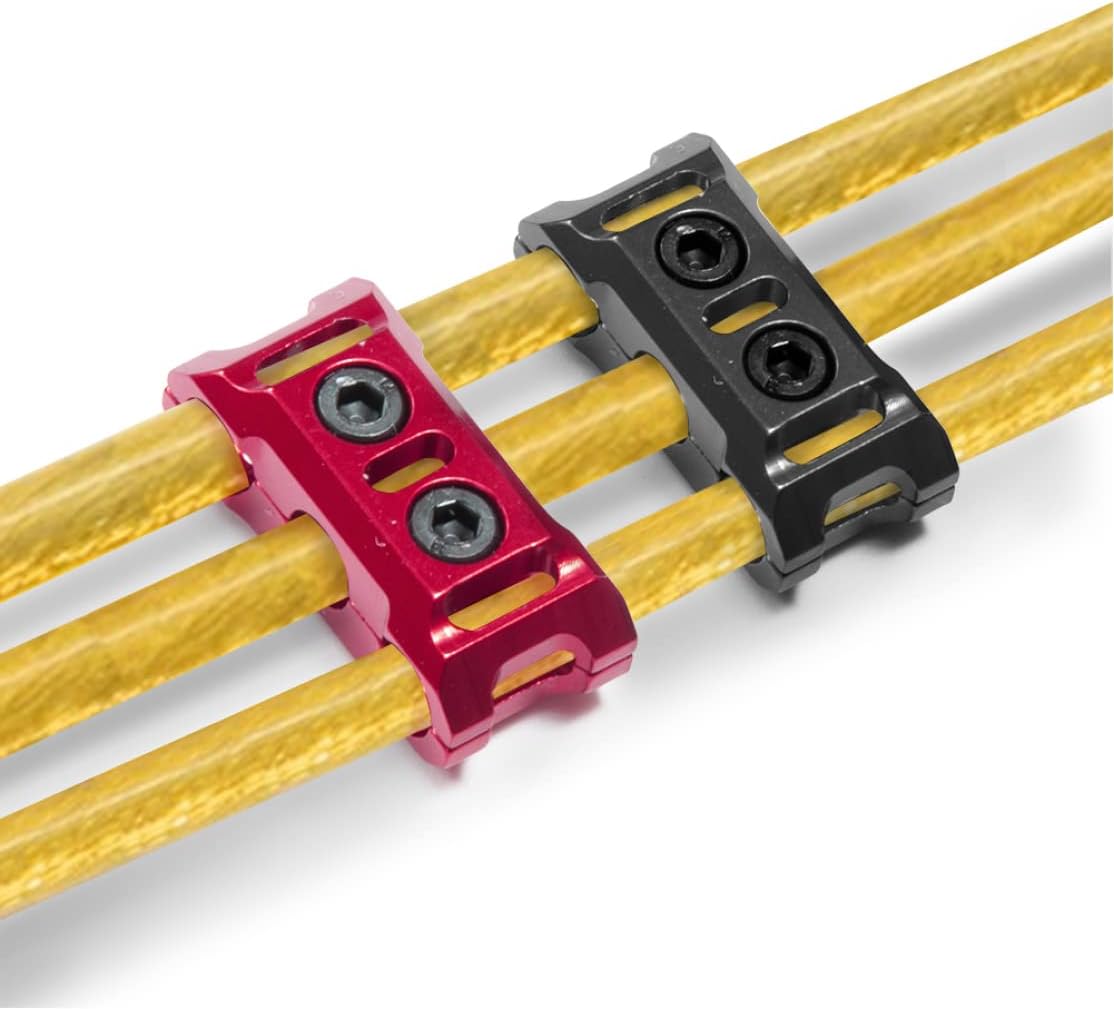 RC Car Motor Cable Manager Motor Wire Fixed Clamp Buckle RC Model Accessories 2PCS Black 10AWG image 3