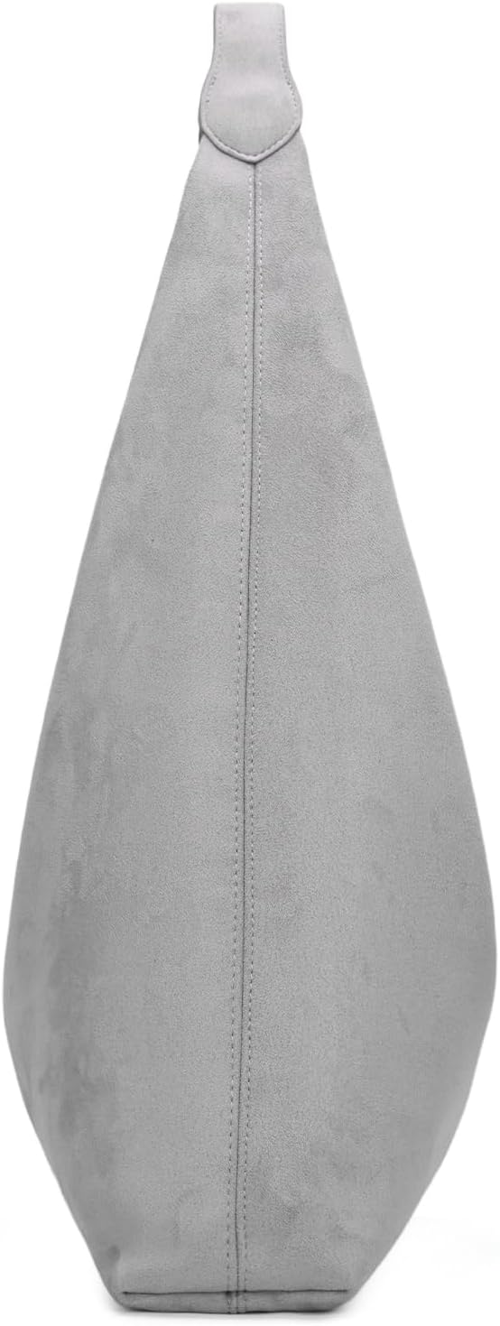 Wrangler Suede Hobo Bag for Women Large Shoulder Purse Slouchy Casual Handbag Fall Purse - Image 4
