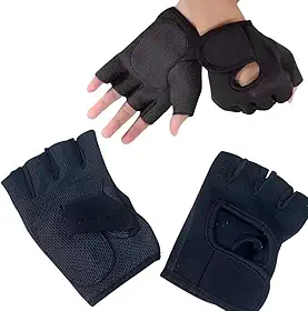 Luva Academia Musculação Masculina Feminina Unisex Par de Luva de Academia Ciclismo Fitness Ginástica Proteção Antiderrapante Anticalos Ajustável Acolchoada Velcro Neoprene Respirável (1 Par)