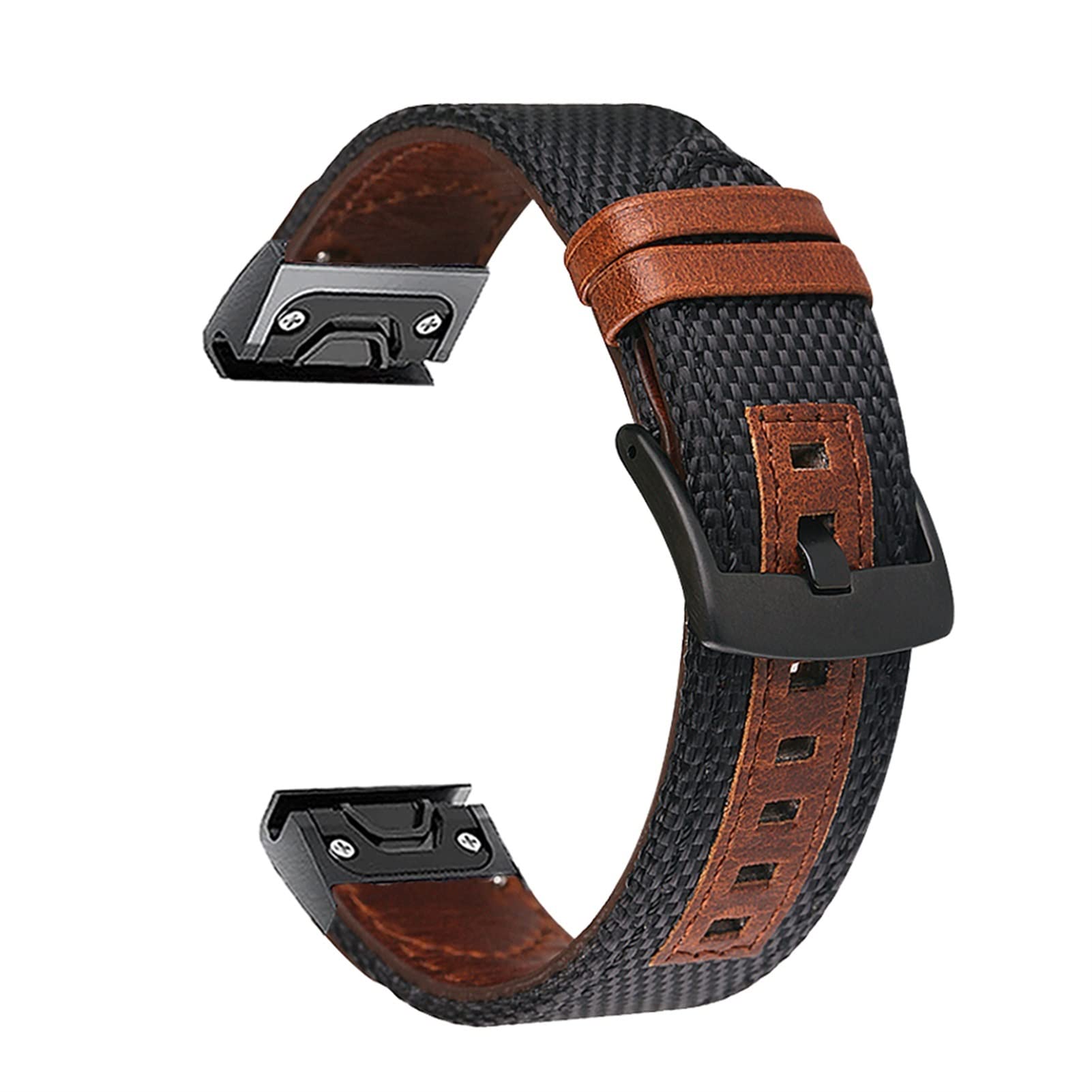 Bracelet Cuir Garmin Fenix 6 Pro - Style Casual pour le Bureau et le Quotidien