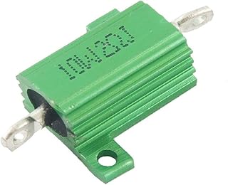 New Lon0167 Green 10 Watt 2 Ohm 5% Aluminum Shell Wire Wound Resistor(Grüner 10 Watt 2 Ohm 5% Aluminium Shell Wire Wound Resistor