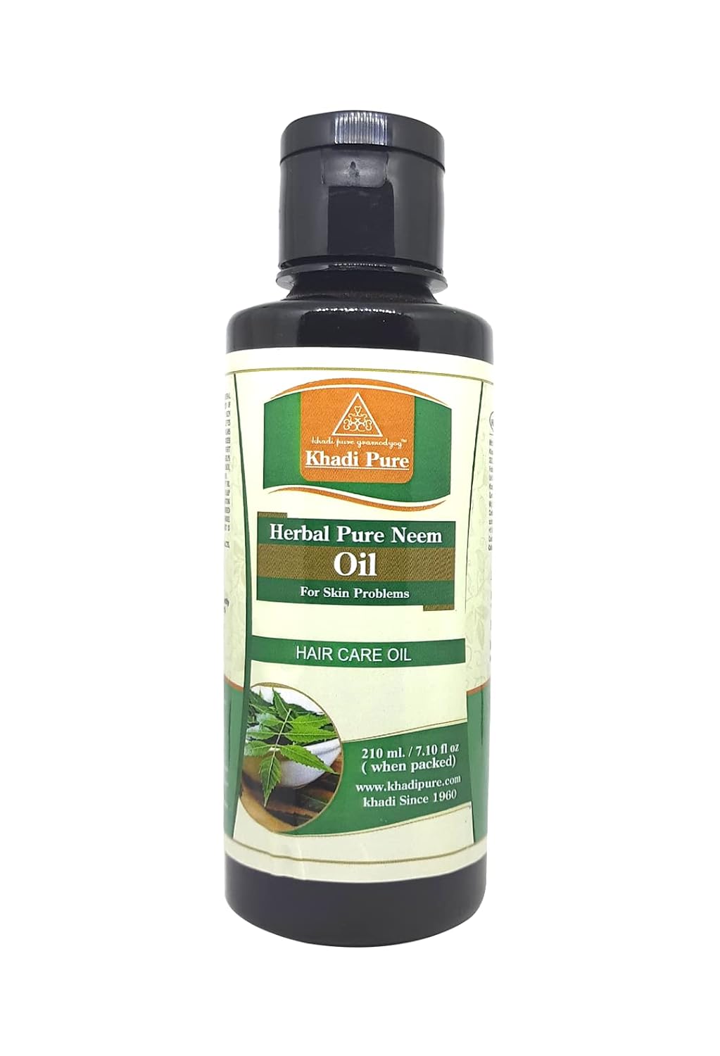 Buy Khadi pure Herbal Neem Oil 210Ml Online at Low Prices in India