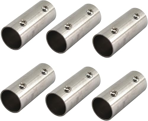 Miniatura 9 de Conector de varilla de tubo recto de acero inoxidable de 1.260 in para bastidores para colgar barandilla de valla (2 piezas) 32 mm.,19 mm.,22mm,25