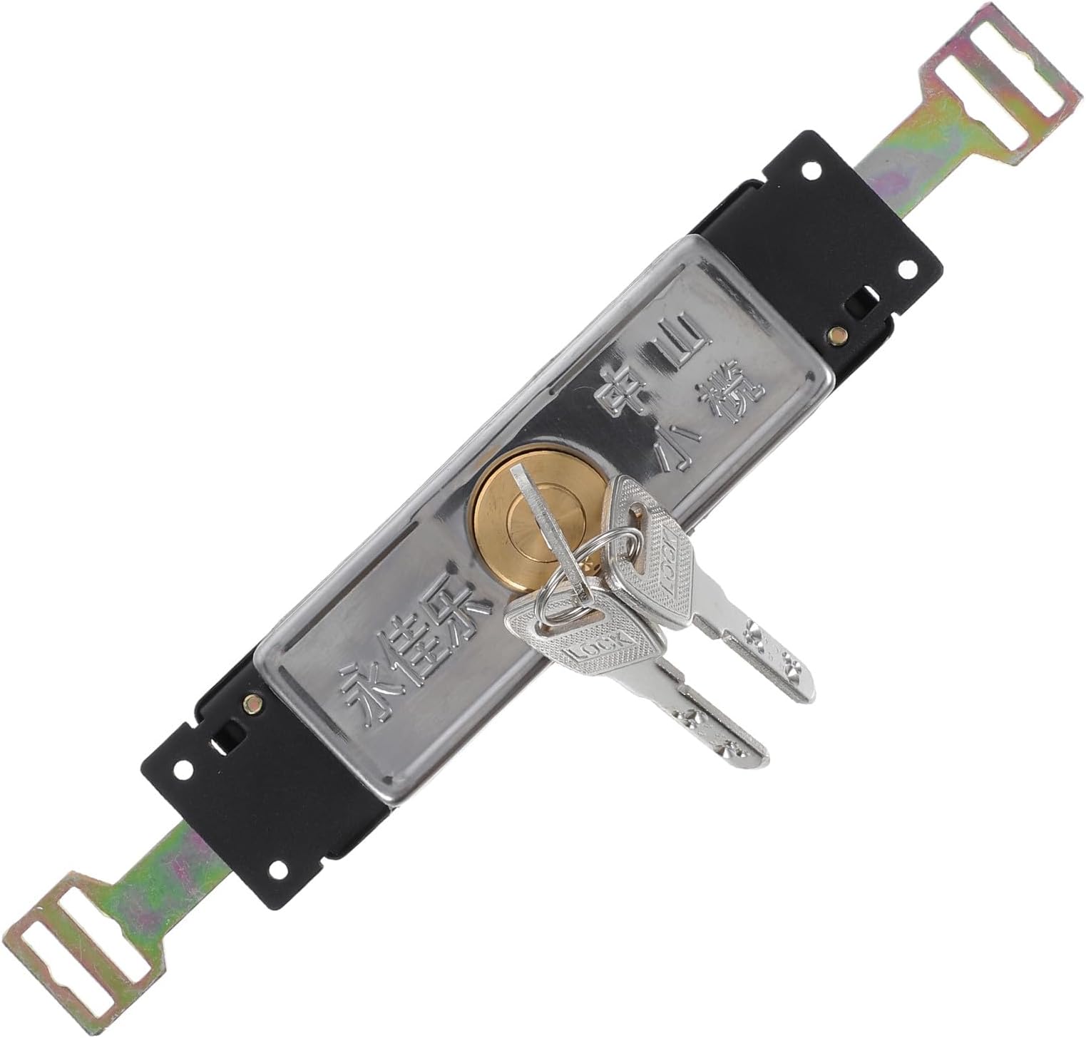 Ipetboom Heavy Duty Roller Shutter Door Lock with Raised Cylinder Commercial Security Lock for Garage and Roller Garage Doors for Residential and Industrial Use