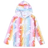 Girls Fleece Jackets Zip Up Hoodie Kids Fall Winter Warm Sweatshirts Clothes with Pockets