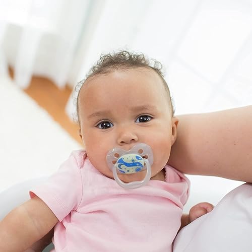 Miniatura 9 de Dr. Brown's Natural Flow® - Biberón anticólicos Options+™ de cuello ancho, 9 oz/9.1 fl oz, pezón nivel 1, paquete de 4, chupete simétrico de 0.0 ft+