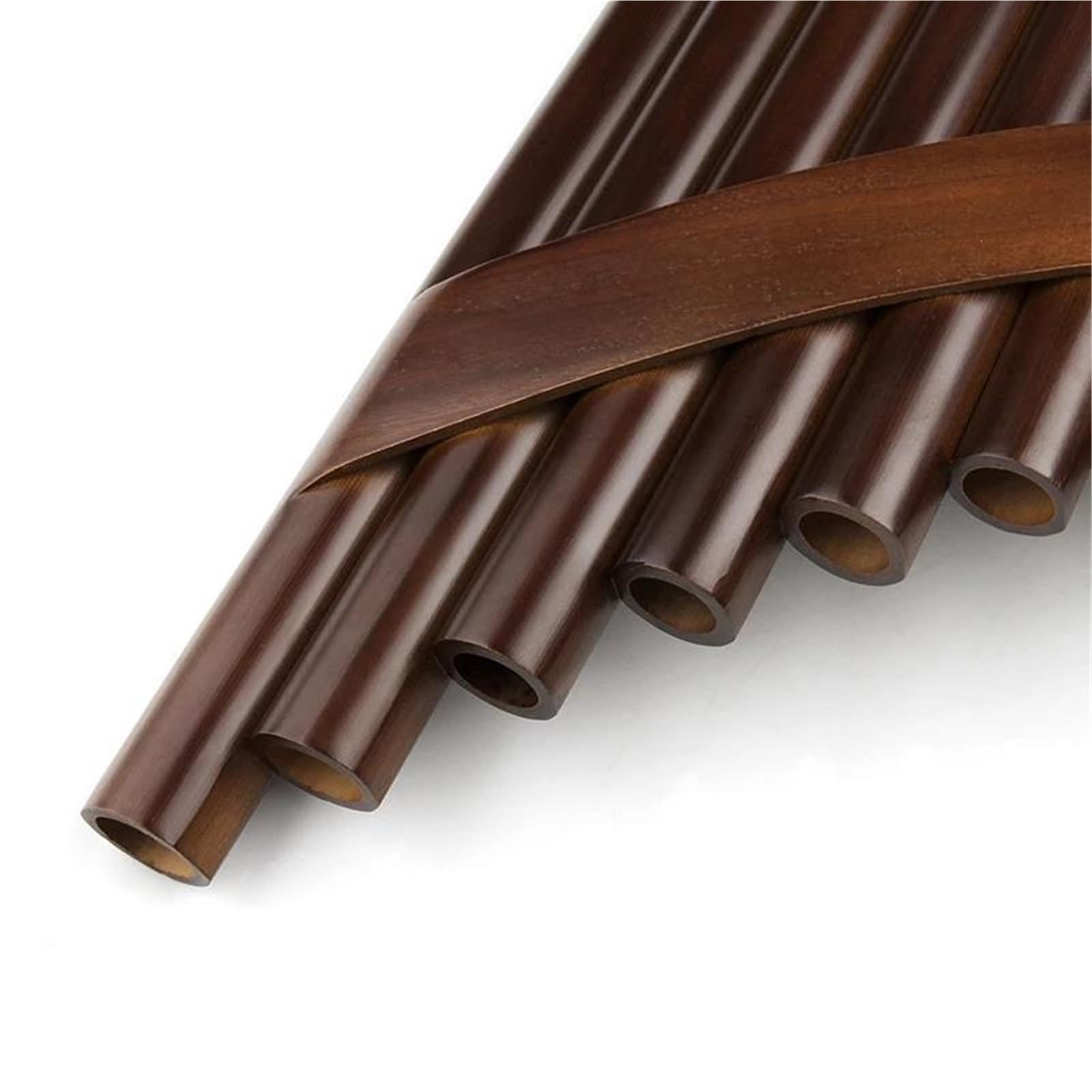 Flauto Di Pan Per Principianti 22 Tubi G Key PanFlute Pan Diagonale Striscia Di Legno Strumento Musicale Tradizionale(RIGHT HAND)